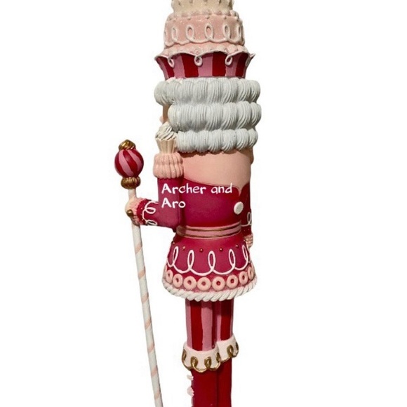 Pink peppermint nutcracker 22” - Picture 6 of 8